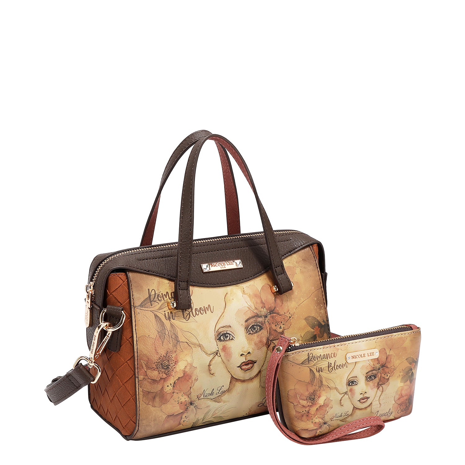 REFLECTION OF LOVE 5PC SET (SATCHEL BAG, CROSSBODY, POUCH, COINPURSE, WALLET)