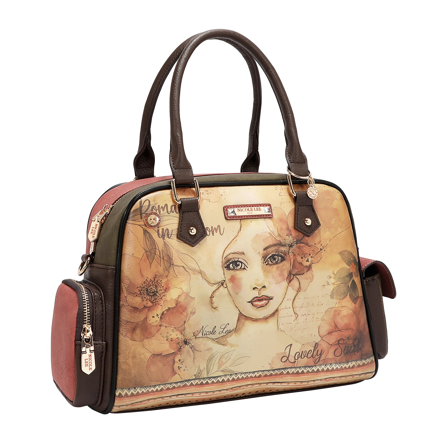 REFLECTION OF LOVE 5PC SET (SATCHEL BAG, CROSSBODY, POUCH, COINPURSE, WALLET)