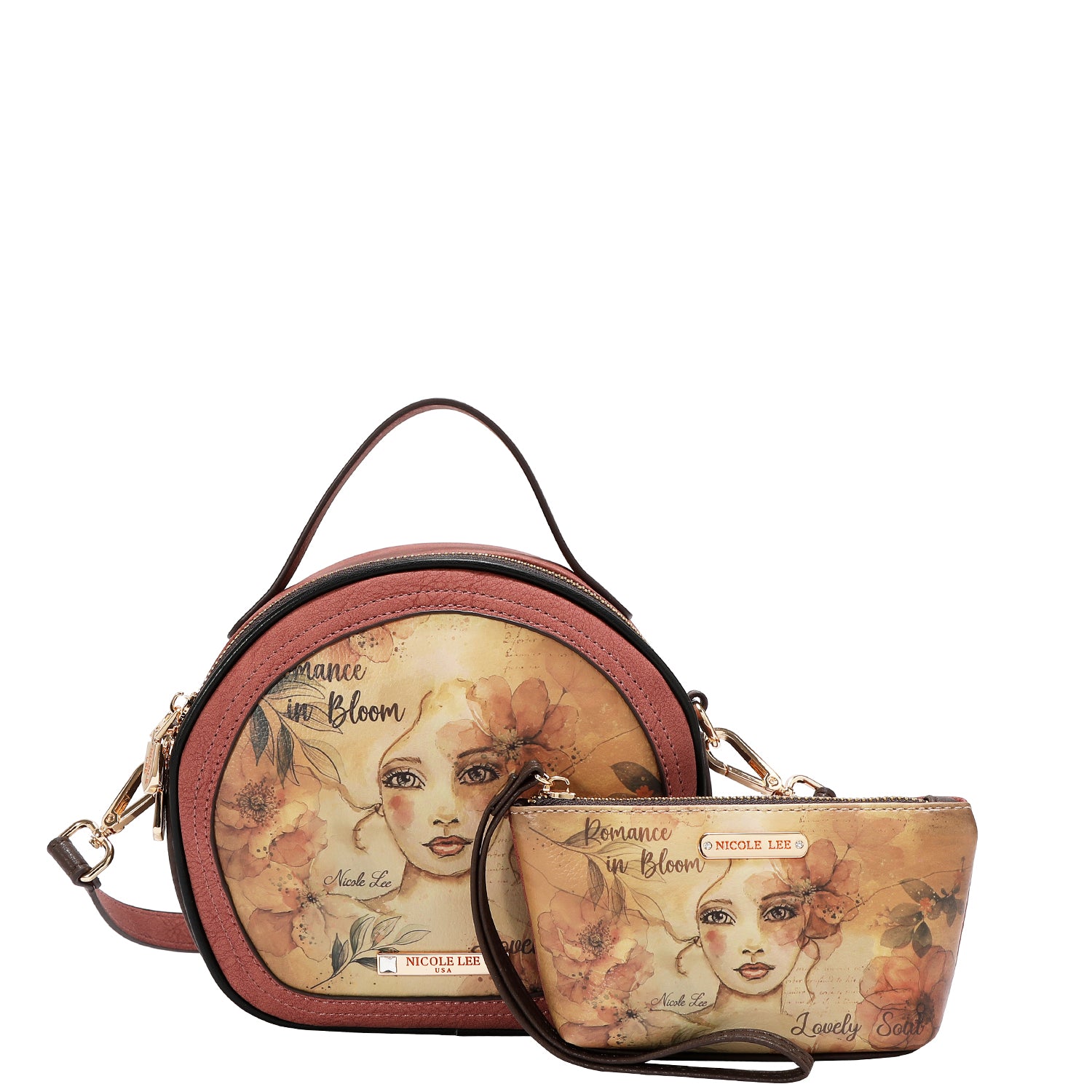 REFLECTION OF LOVE 5PC SET (DOME BAG, CROSSBODY, POUCH, COINPURSE, WALLET)