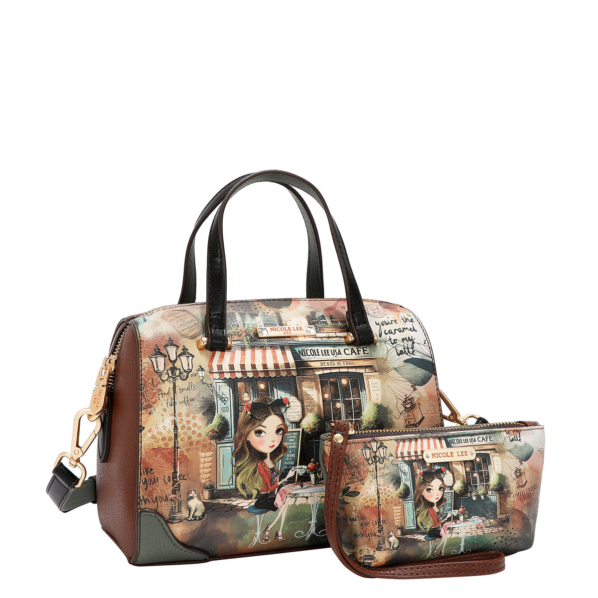 VIRTUAL FRIEND 5PC SET (BACKPACK, CROSSBODY, POUCH, COINPURSE AND WALLET)