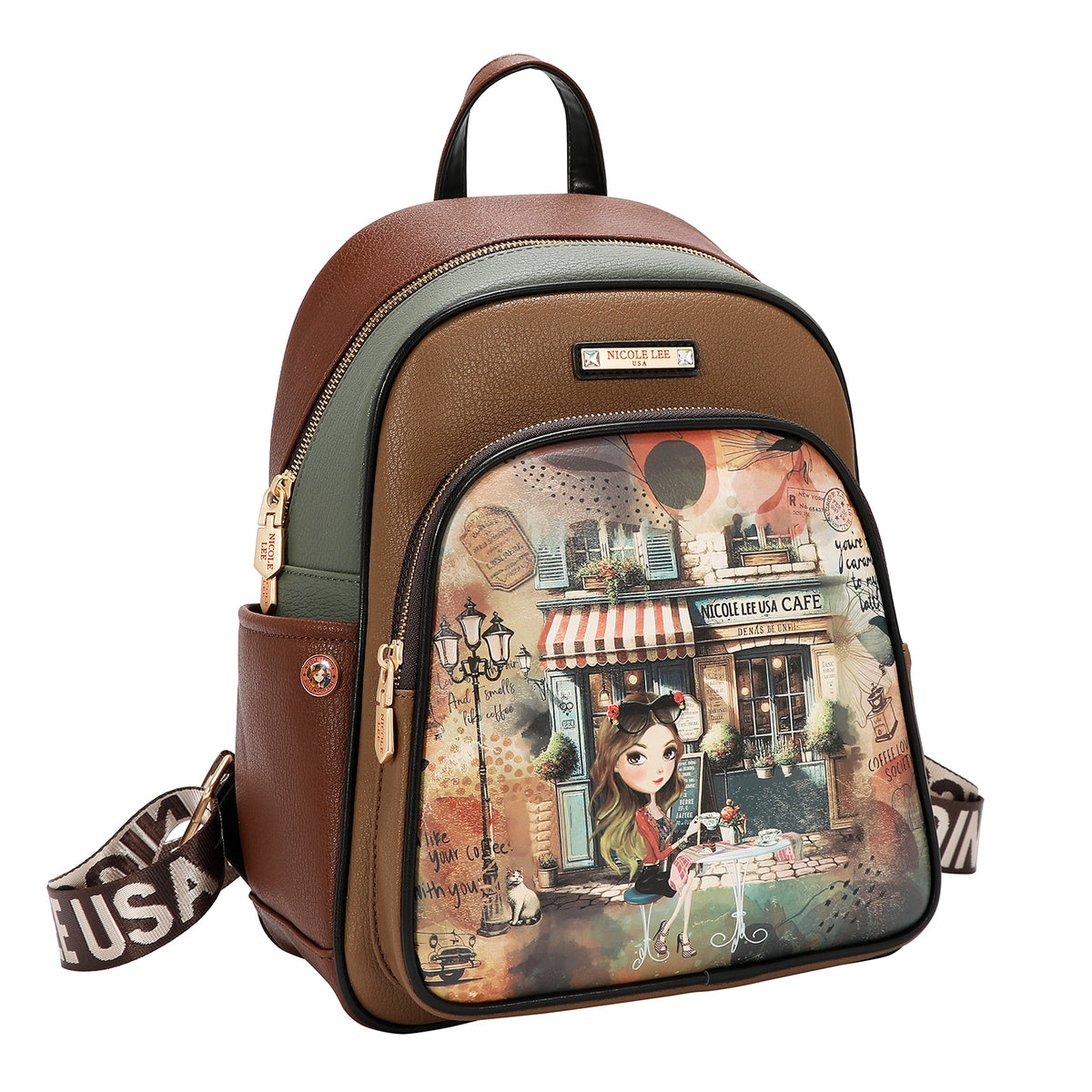 VIRTUAL FRIEND 5PC SET (BACKPACK, CROSSBODY, POUCH, COINPURSE AND WALLET)