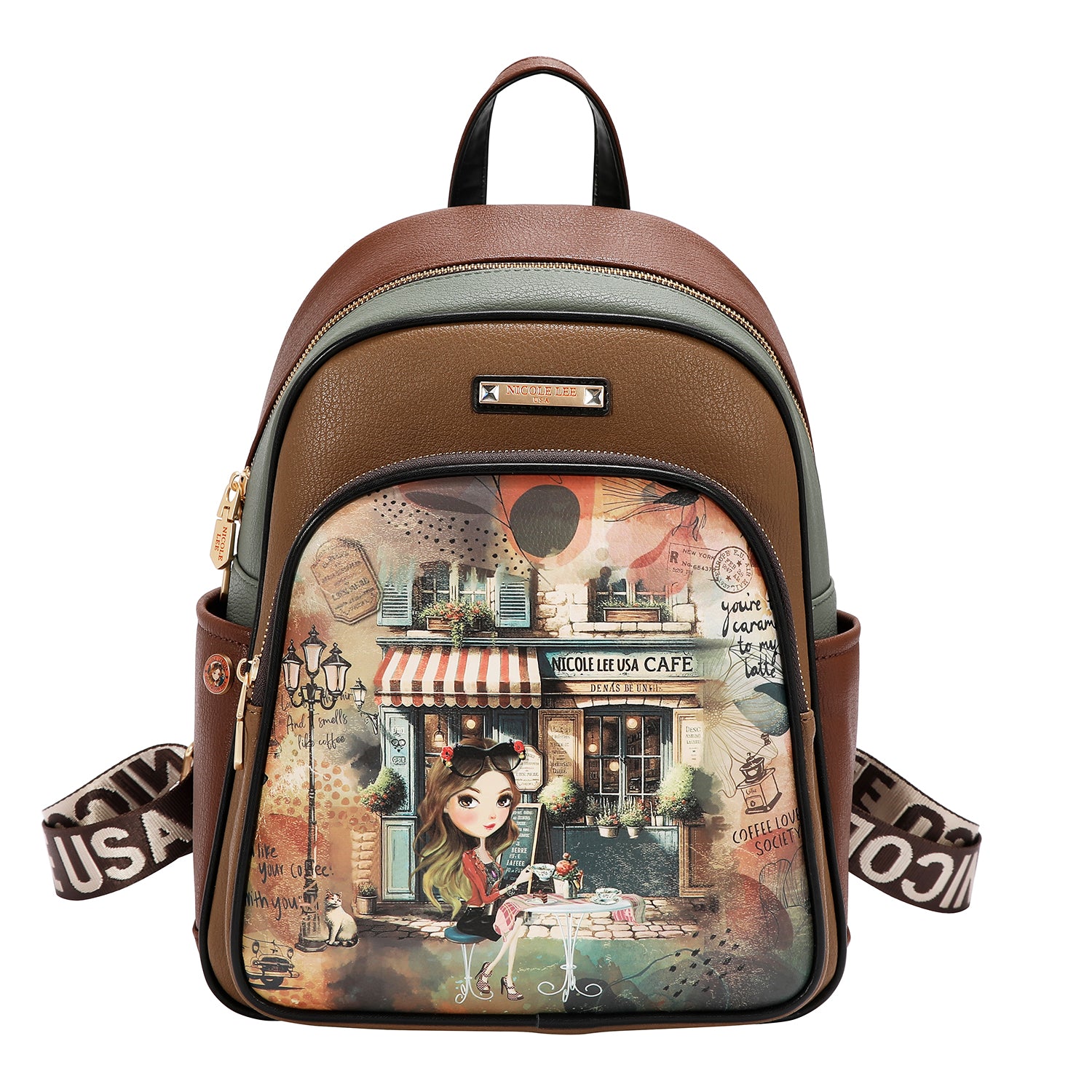 VIRTUAL FRIEND 5PC SET (BACKPACK, CROSSBODY, POUCH, COINPURSE AND WALLET)