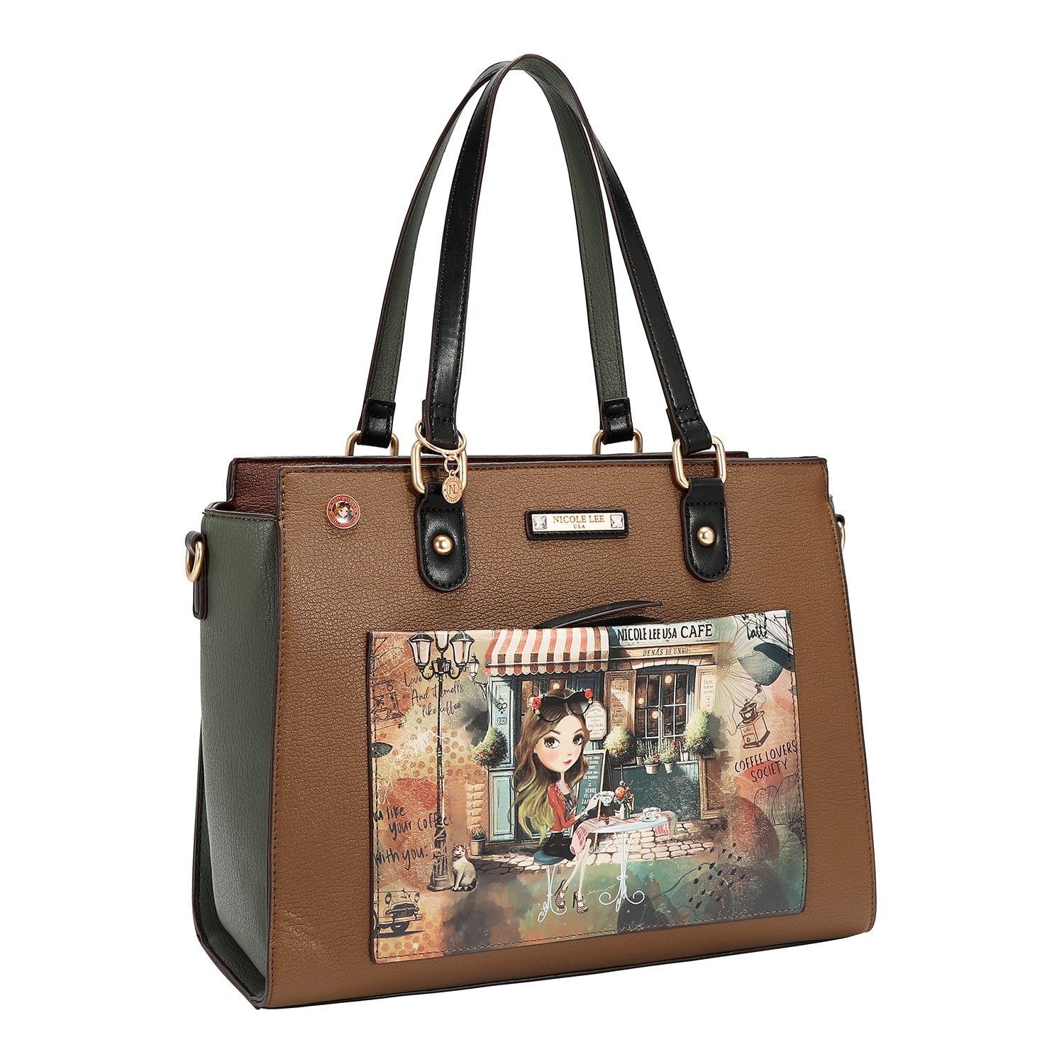 VIRTUAL FRIEND 5 PCS SET (TOTE, CROSSBODY, POUCH, COINPURSE AND WALLET)