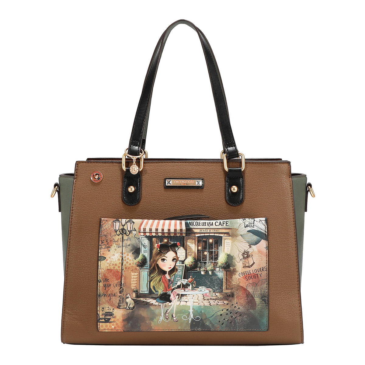 VIRTUAL FRIEND 5 PCS SET (TOTE, CROSSBODY, POUCH, COINPURSE AND WALLET)