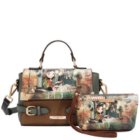 VIRTUAL FRIEND 5 PCS SET (TOTE, CROSSBODY, POUCH, COINPURSE AND WALLET)