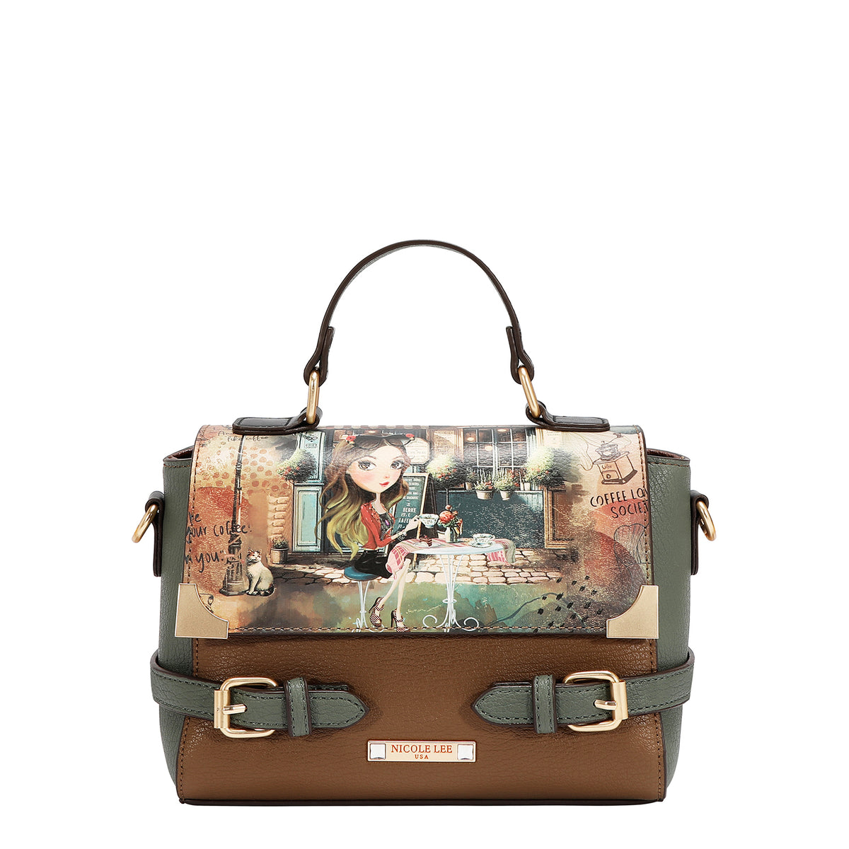 VIRTUAL FRIEND 5 PCS SET (TOTE, CROSSBODY, POUCH, COINPURSE AND WALLET)