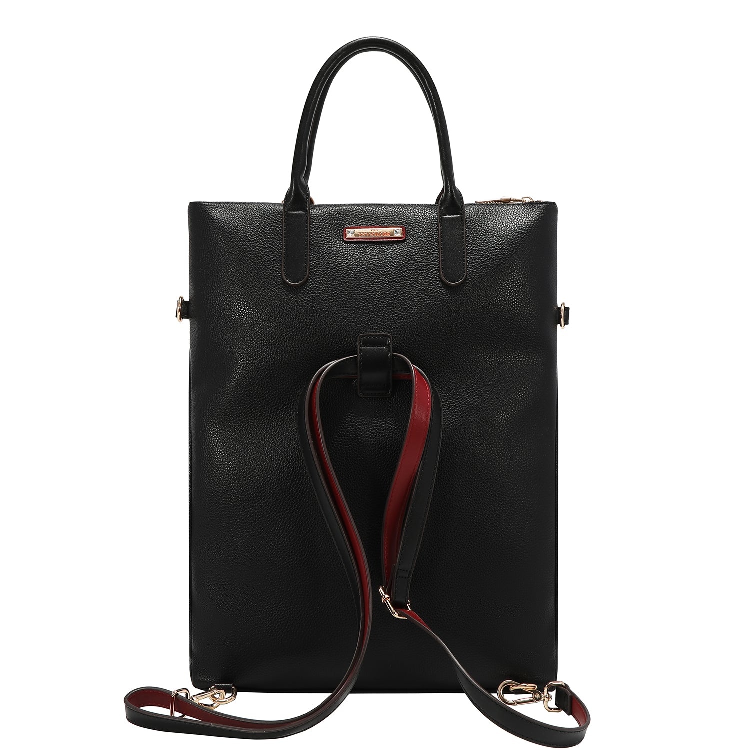 LONDON EYE 5 PC CONVERTIBLE BAG / BACKPACK SET (LARGE CONVERTIBLE BAG / BACKPACK, CROSSBODY, POUCH, COINPURSE, WALLET)
