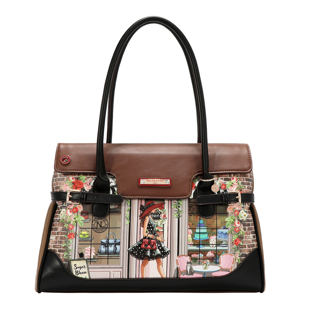SUGAR DAY 5PC SET (HANDBAG, CROSSBODY, POUCH, COINPURSE, WALLET)