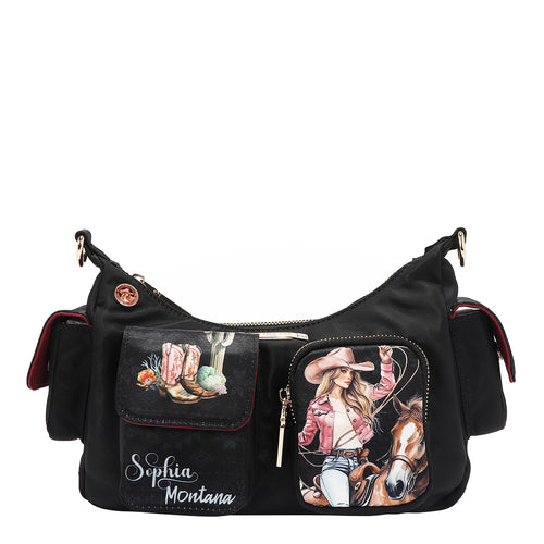 SOFIA MONTANA NYLON CROSSBODY