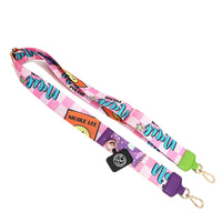 OUR MULTI-USE PHONE STRAP IN OUR NICOLE LEE NAIL POLISH DESIGN.