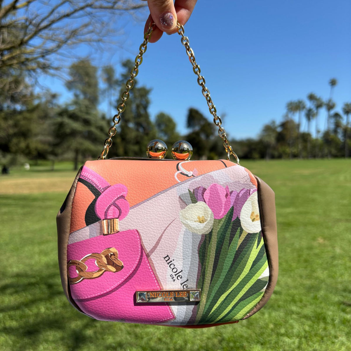 KISS LOCK CROSSBODY MINI BAG