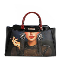 SAMANTHA LA BELLEZA WIDE HANDBAG