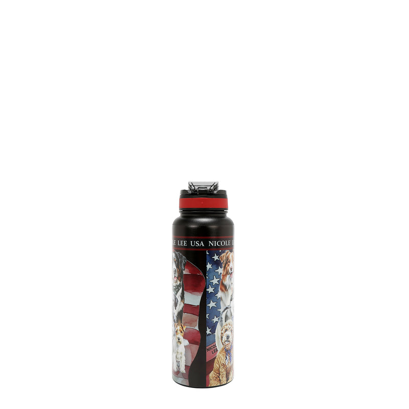 40 Oz Tumbler Water Bottle, Stainless Steel Double Wall Vacuum