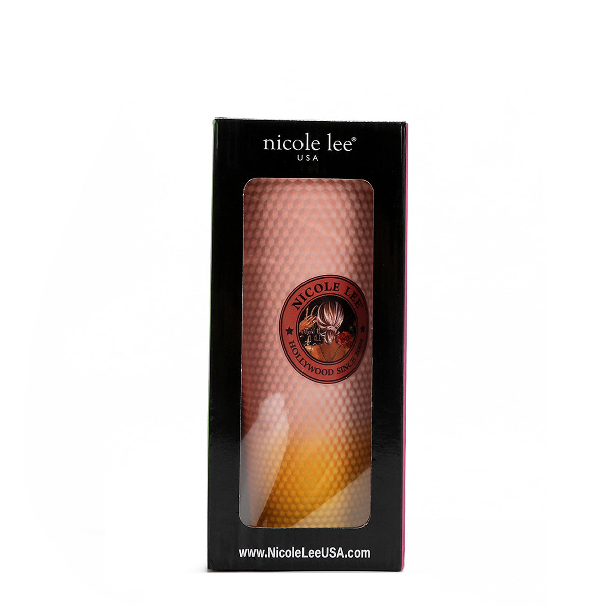 24 OZ STUDDED TUMBLER WITH STRAW