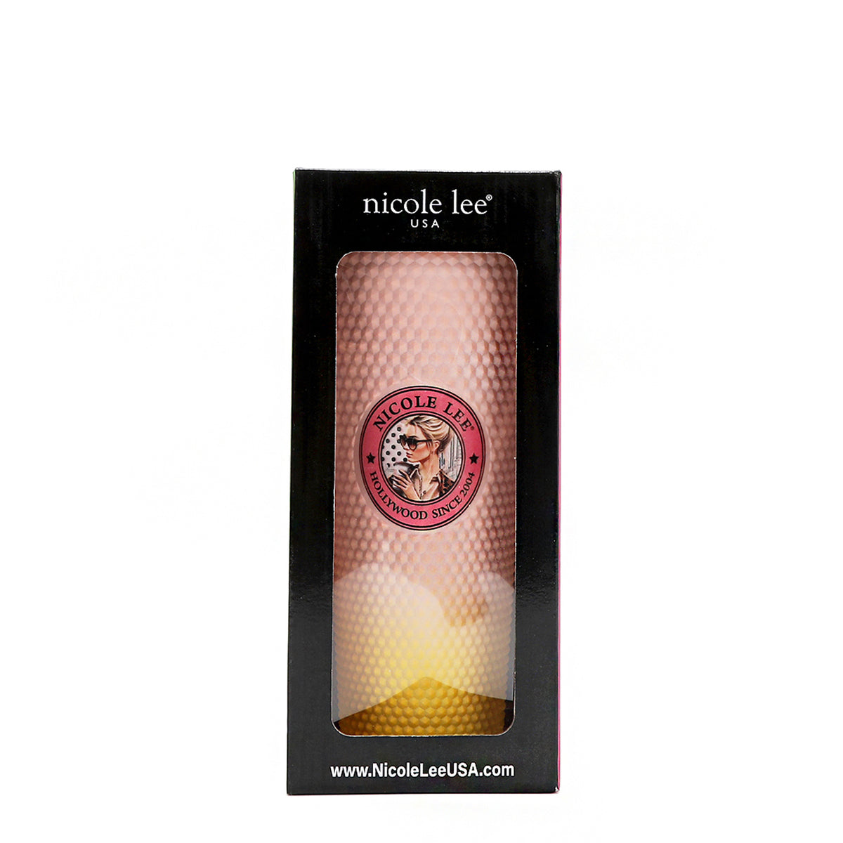 24 OZ STUDDED TUMBLER WITH STRAW