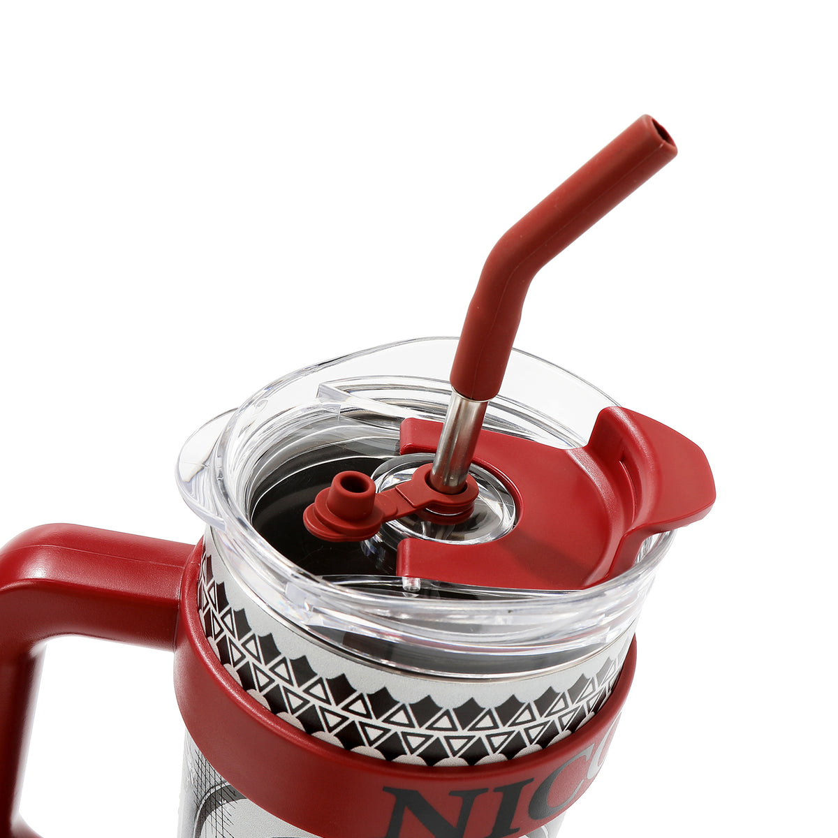 40 OZ PRINT TUMBLER WITH HANDLE