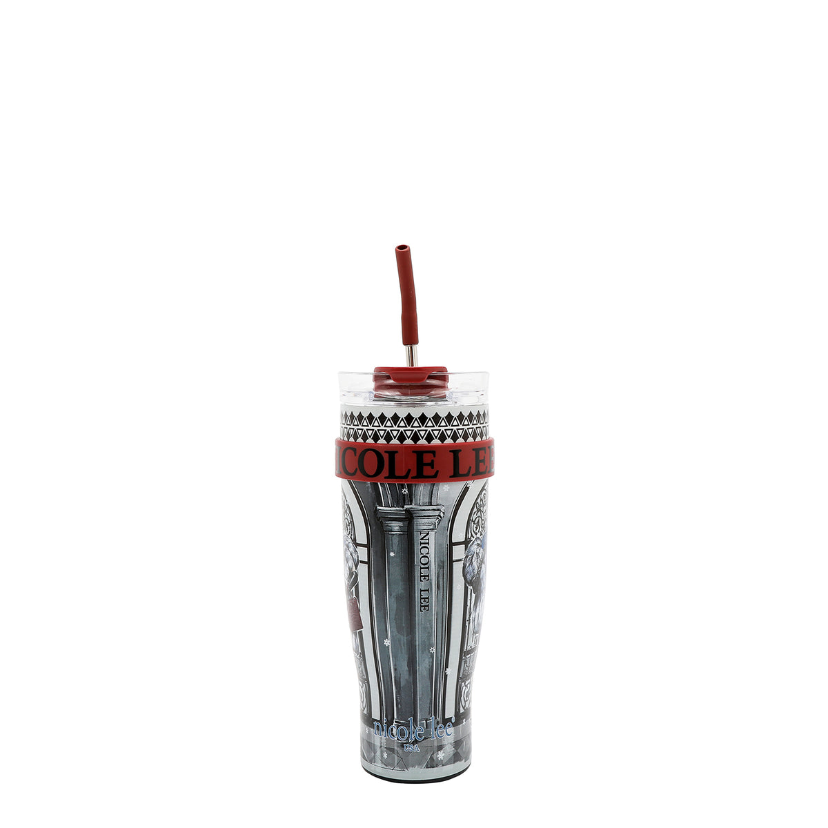 40 OZ PRINT TUMBLER WITH HANDLE