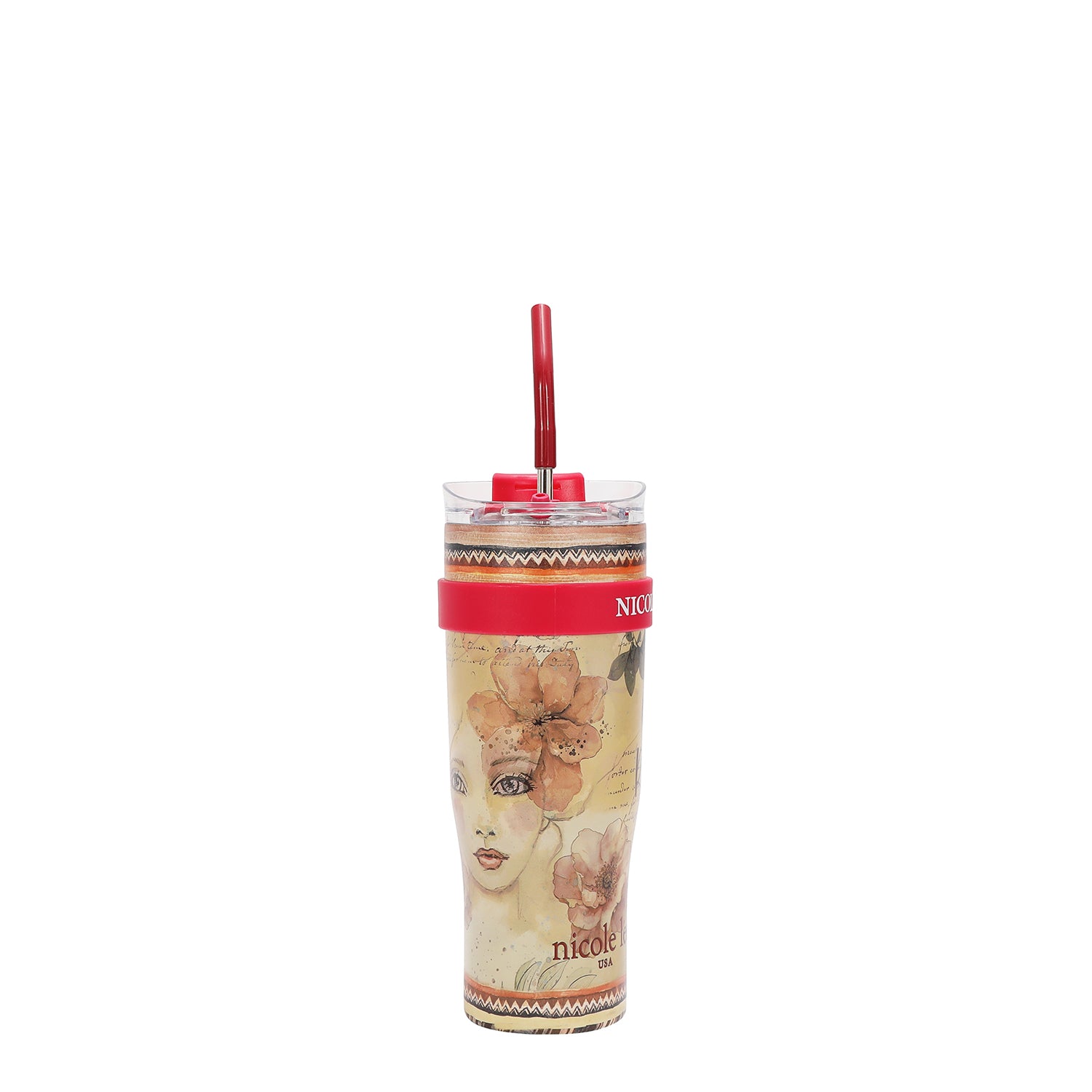 40 OZ PRINT TUMBLER WITH HANDLE