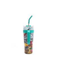 40 OZ PRINT TUMBLER WITH HANDLE