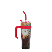 40 OZ PRINT TUMBLER WITH HANDLE