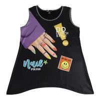 NICOLE LEE BLING TUNIC TANK TOP