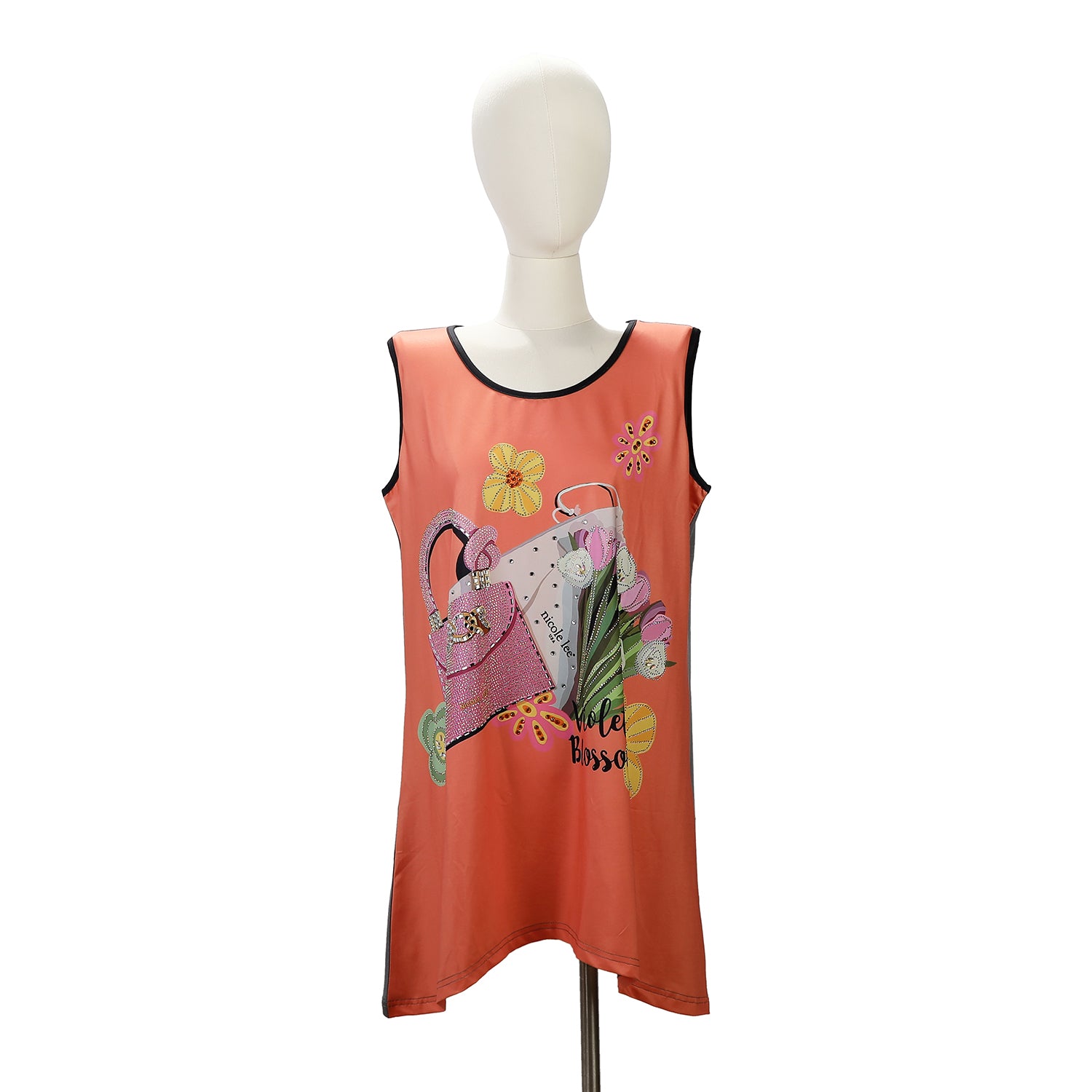 NICOLE LEE BLING TUNIC TANK TOP