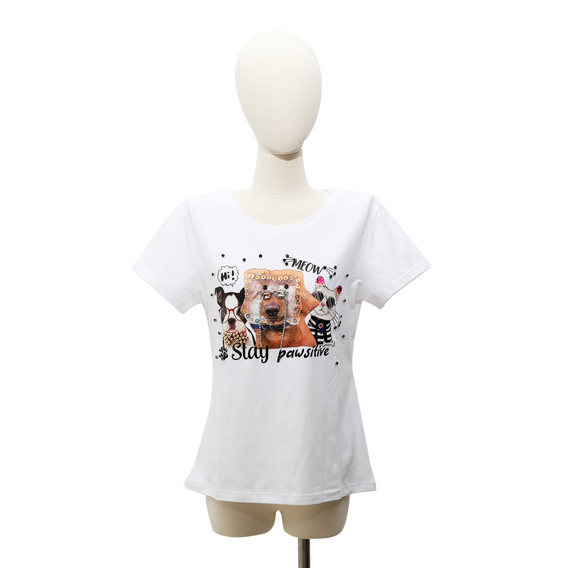 NICOLE LEE FASHION BLING SHIRT