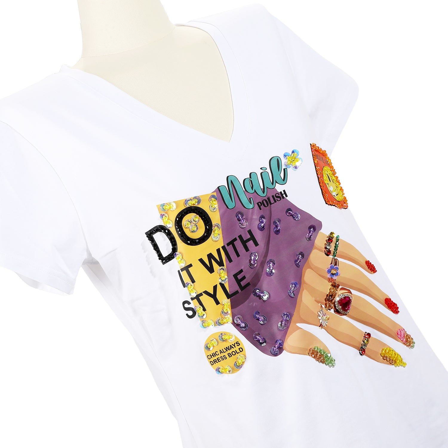 FASHION V-NECK SHIRT