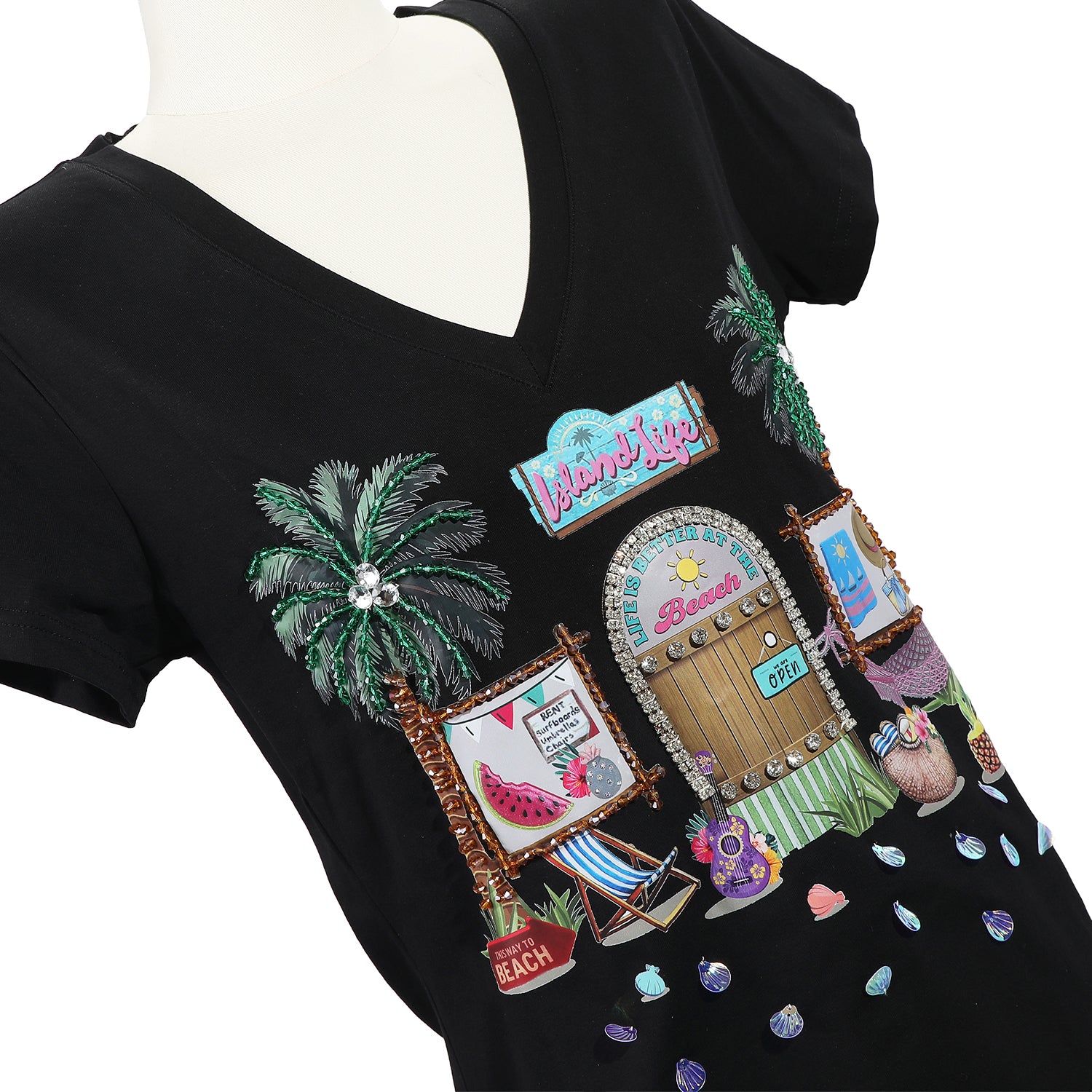 FASHION V-NECK SHIRT