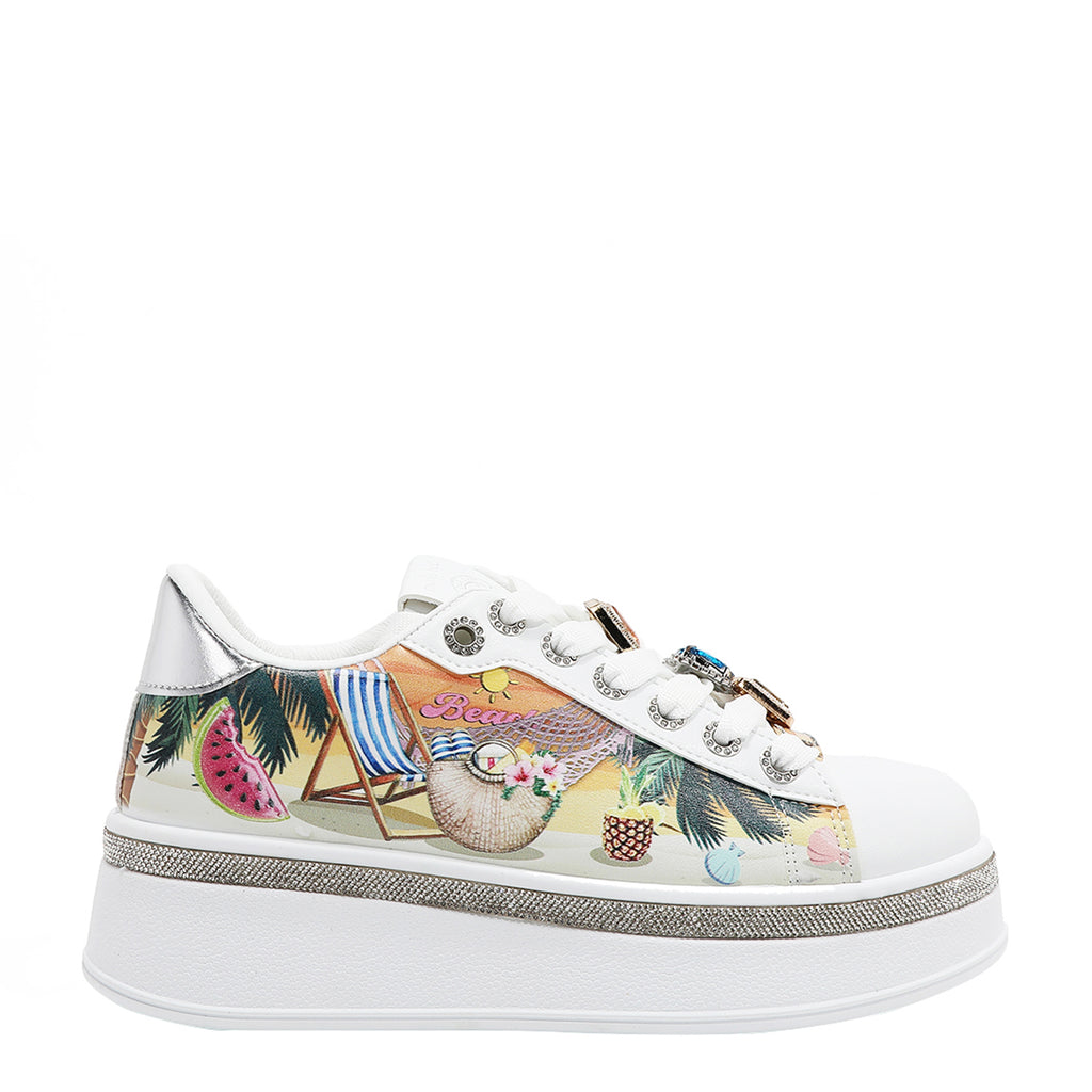 Fashion Bling Stone Sneakers Embellished with Diamond