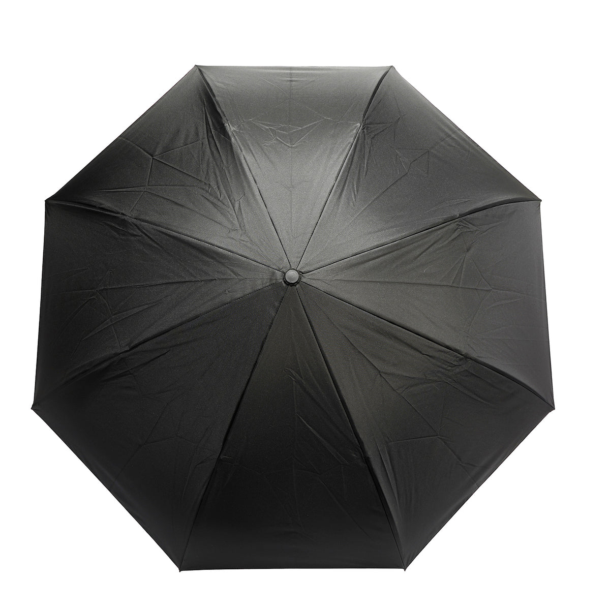 PICTURE FROM ABOVE SHOWING THE BLACK COLOR FROM THE OUTSIDE OF THE UMBRELLA 