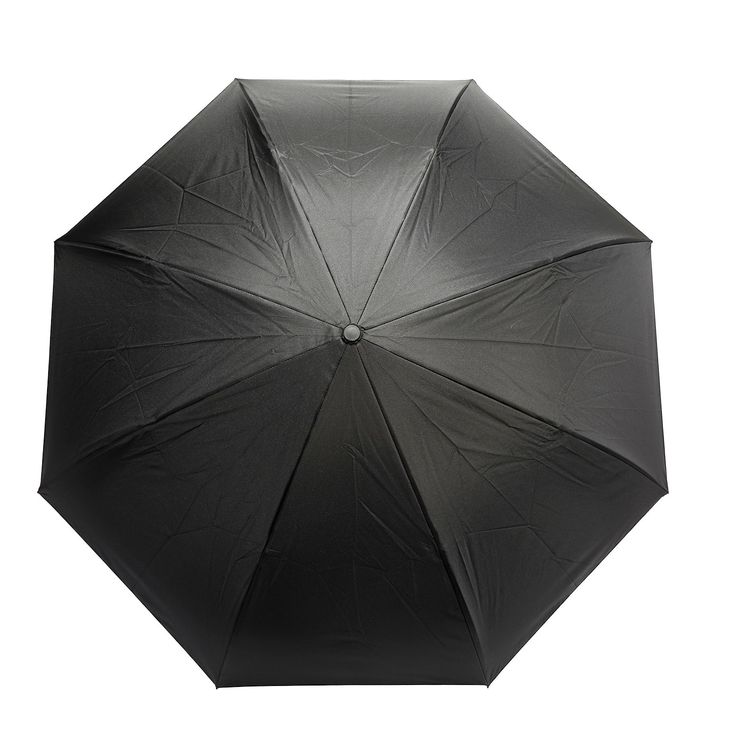 PICTURE FROM ABOVE SHOWING THE BLACK COLOR FROM THE OUTSIDE OF THE UMBRELLA 