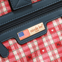 LARGE USB FASHION BACKPACK WITH CHARGING PORT AND POUCH