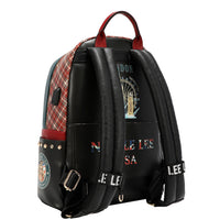 LARGE USB FASHION BACKPACK WITH CHARGING PORT AND POUCH