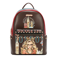 LARGE USB FASHION BACKPACK WITH CHARGING PORT AND POUCH