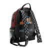 LARGE USB FASHION BACKPACK WITH CHARGING PORT AND POUCH