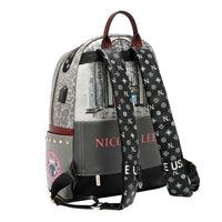 LARGE USB FASHION BACKPACK WITH CHARGING PORT AND POUCH