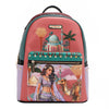 LARGE USB FASHION BACKPACK WITH CHARGING PORT AND POUCH