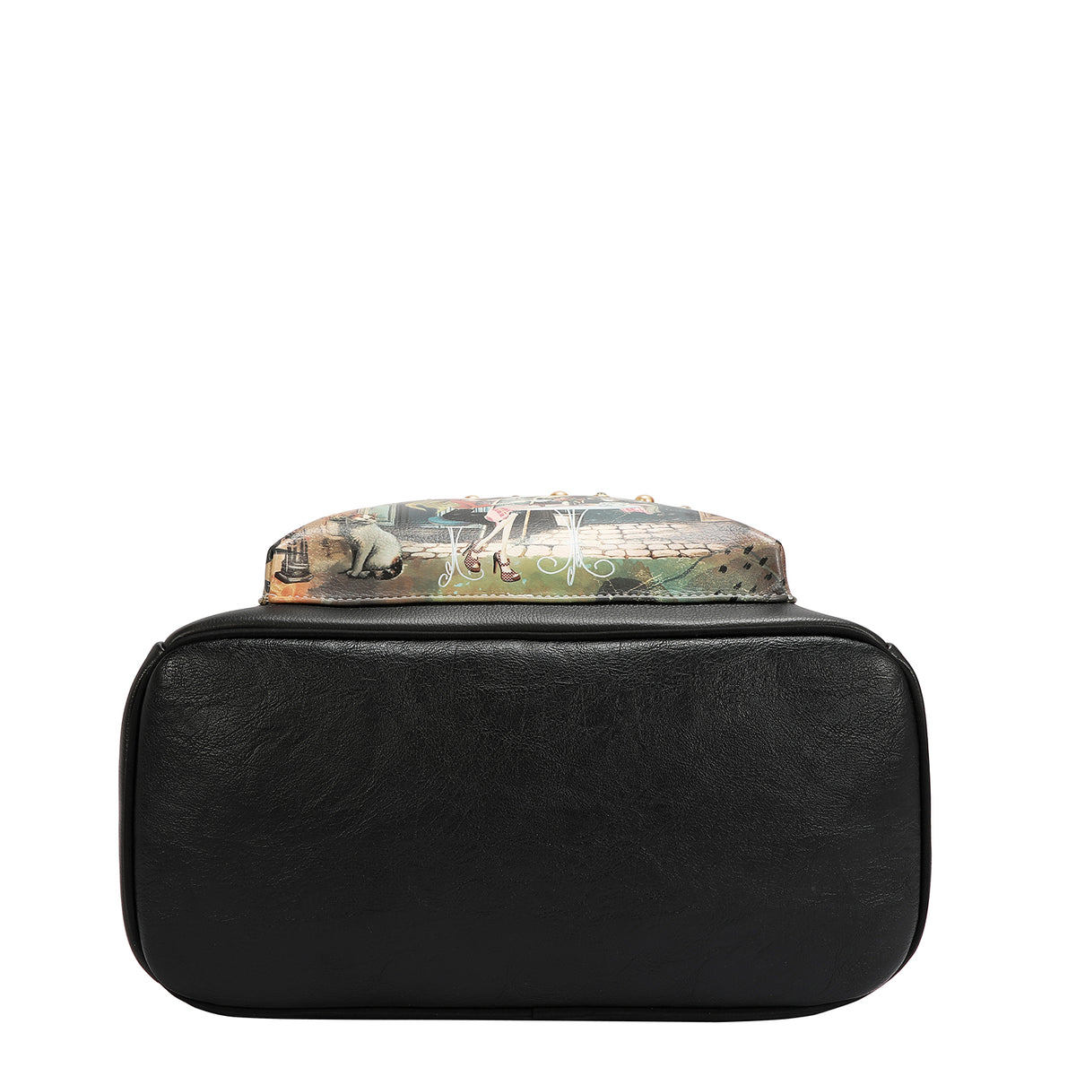 LARGE USB FASHION BACKPACK WITH CHARGING PORT AND POUCH