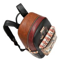 LARGE USB FASHION BACKPACK WITH CHARGING PORT AND POUCH