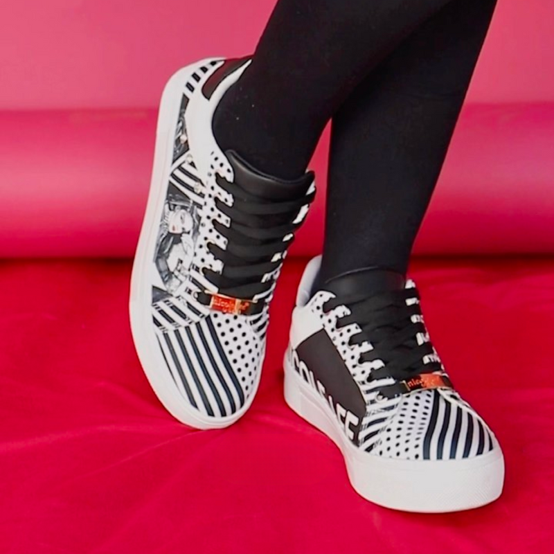 Flip Flop Wedge Sandals, Vegan Leather Platform Heel Sandals, Multicolor –  Nicole Lee Online