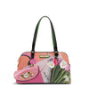 VIOLET BLOSSOM DOME SHOULDER BAG