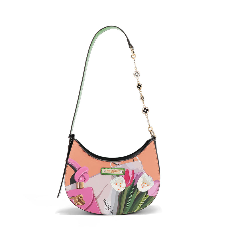 VIOLET BLOSSOM SHOULDER BAG