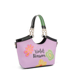 VIOLET BLOSSOM HANDBAG