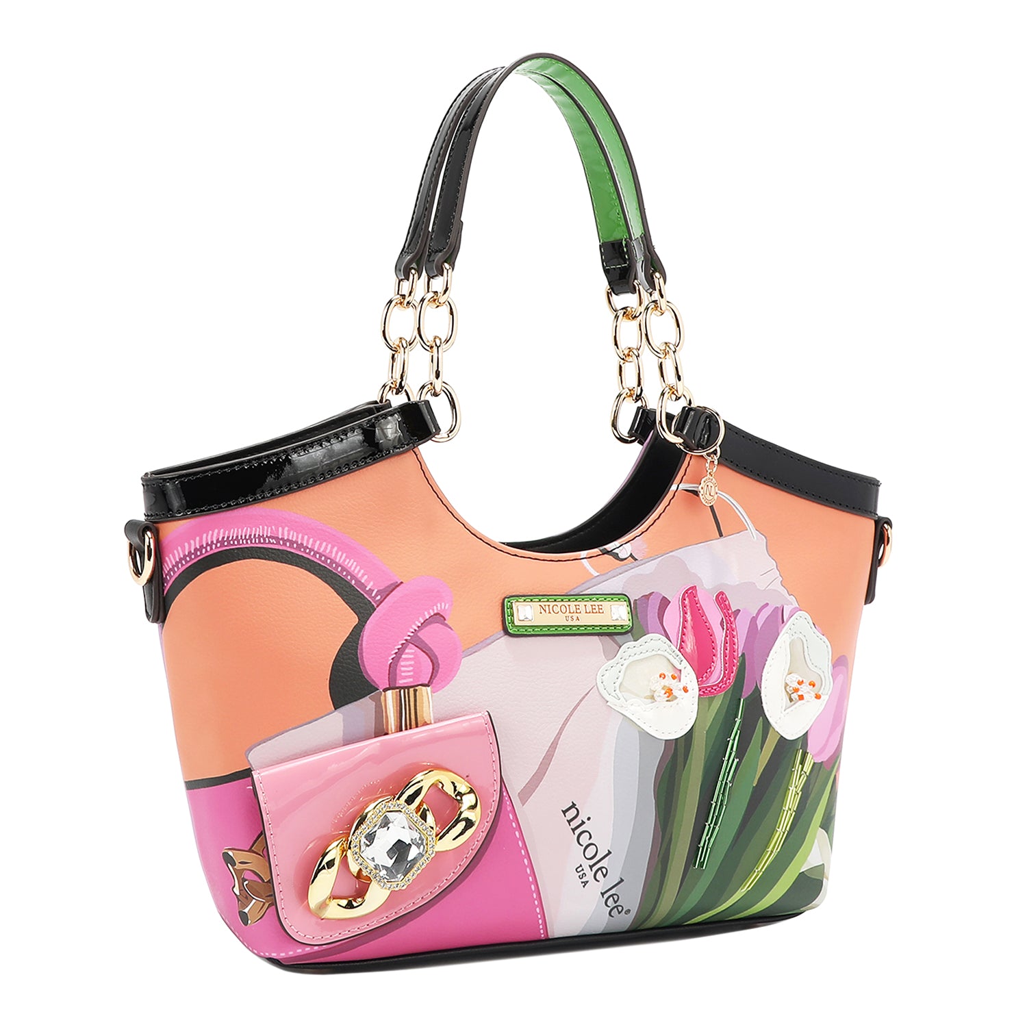 VIOLET BLOSSOM HANDBAG