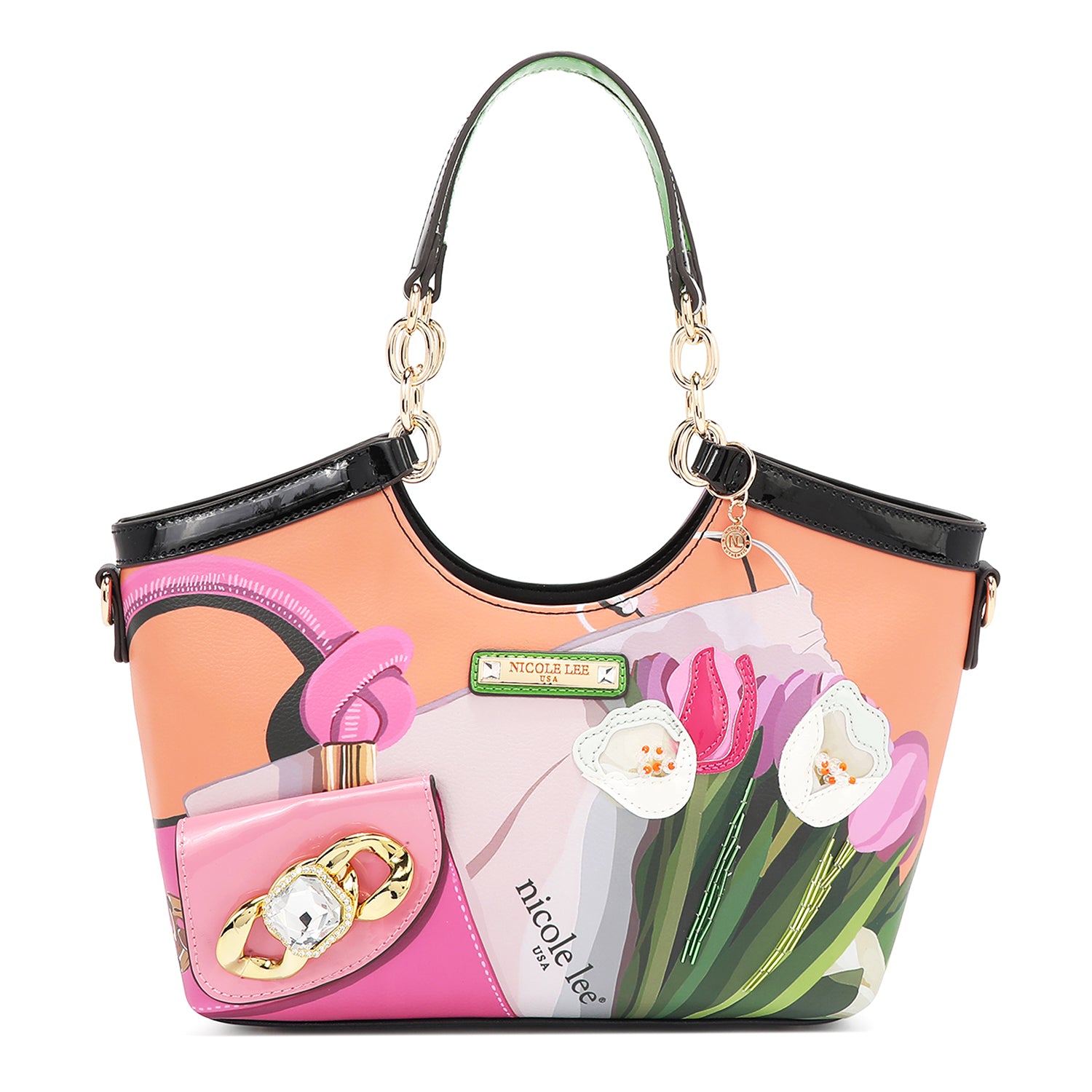 VIOLET BLOSSOM HANDBAG