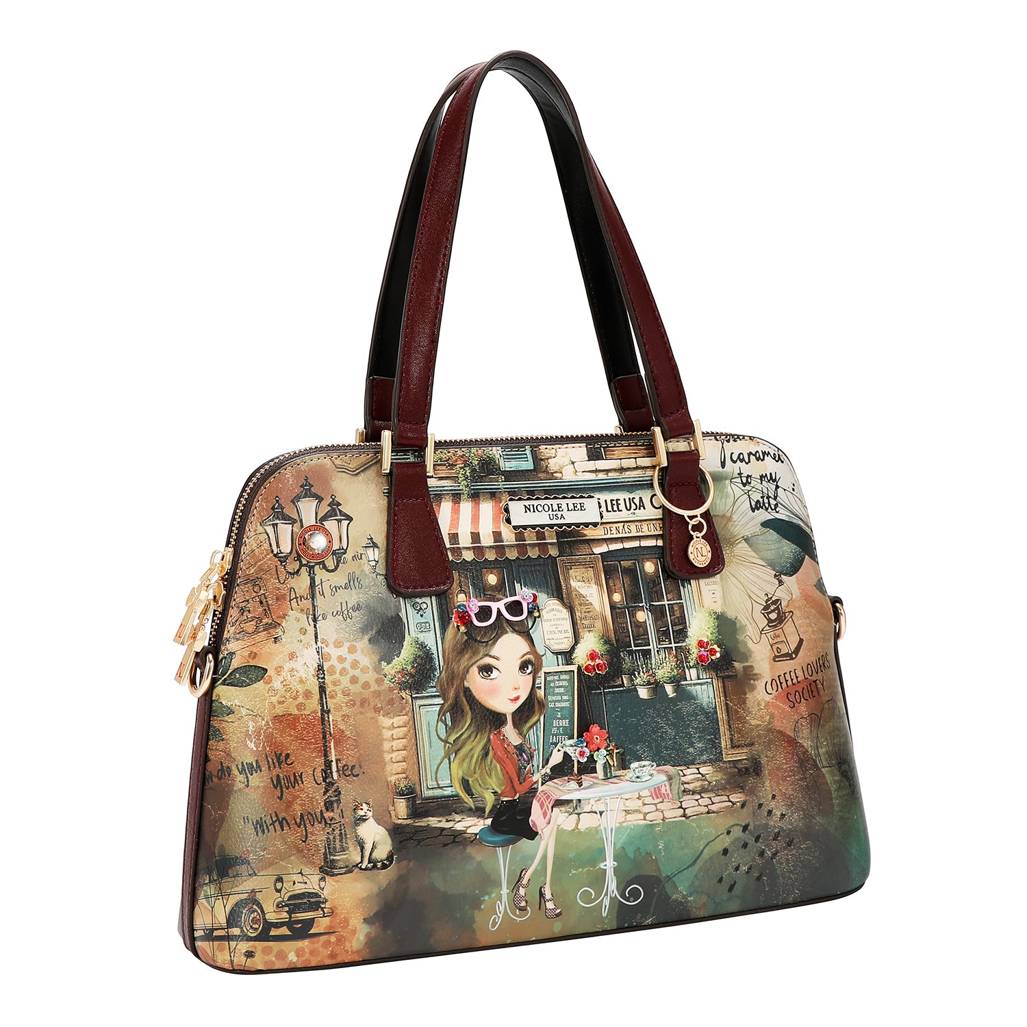 VIRTUAL FRIEND SATCHEL BAG