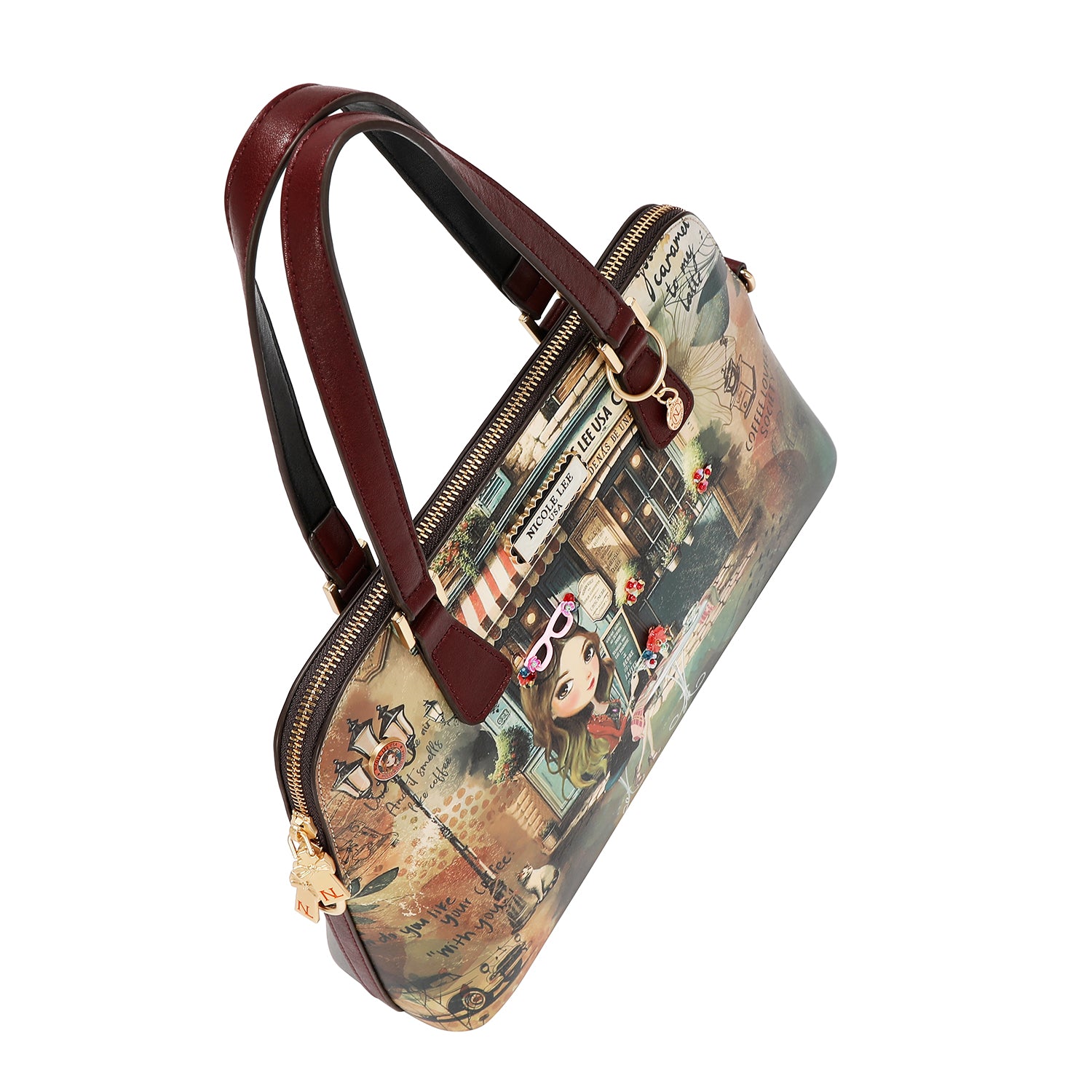VIRTUAL FRIEND SATCHEL BAG