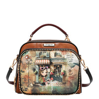 VIRTUAL FRIEND TOP HANDLE HANDBAG