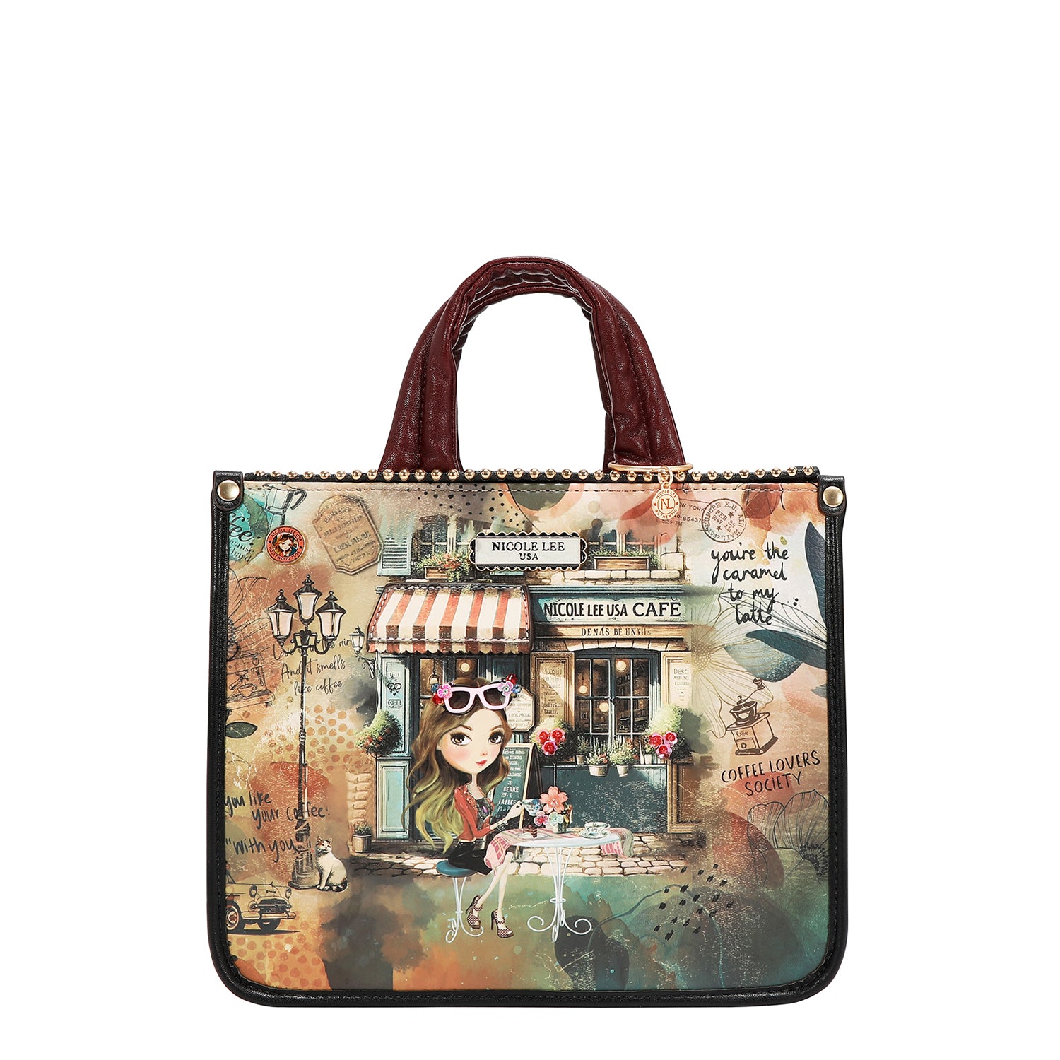 VIRTUAL FRIEND SMALL TOTE BAG